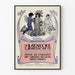 Vintage reklamposter Laenecke Printing Ink Co. stil Art Nouveau