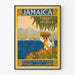 Vintageposter Jamaica, juvelen i tropikerna för väggdekoration