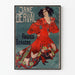 Vintageposter Jane Derval Folies Bergère Väggdekoration