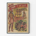 Vintageposter Jardin d'Acclimatation Karibien väggdekoration