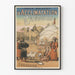 Vintageposter av Jardin Zoologique d'Acclimatation Kalmoucks Caravane
