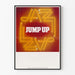 Väggposter Jazz Jump Up Neon Vintage