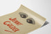 Vintageposter Jenny Golder med intensiv blick