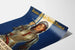 Vintageposter av Jeanne d'Arc för engagerad väggdekoration