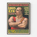 Vintageposter av Louis Cyr, den kanadensiska starka mannen – Retro väggdekoration