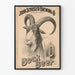 Vintageposter Bock Beer John Schusler Brewing Co