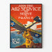 Vintage militär affisch Air Service France 1917