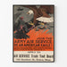 Vintageposter Join the Army Air Service - Historisk väggdekoration