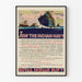 Vintageposter Join The Indian Navy väggdekoration
