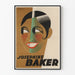 Vintageposter Joséphine Baker - Konstnärlig och retro väggdekoration