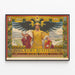 Vintageposter jubileumsutställning Wien 1898 historisk väggdekoration — inramlat konstverk på väggen