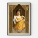 Vintageaffisch i Julia Marlowe-stil art nouveau