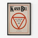 Vintageposter Kaiser Bill retro väggdekoration