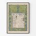 Vintage kalenderposter december 1899 - Elegant väggdekoration