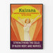Vintageposter Kalzana - Retro och energigivande väggdekoration