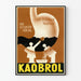 Vintageposter Kaobrol - Retro medicinsk väggdekoration