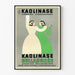 Vintage reklamposter för Kaolinase Belladonée för väggdekoration