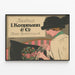 Vintageposter Kaufhaus I. Koopmann & Co Bonn för retro väggdekoration — inramlat konstverk på väggen