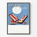 Vintage reklamposter Kélédol lugnar smärtan