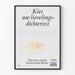 Vintage holländsk reklamposter för väggdekoration