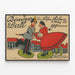 Vintageposter Kinderball Der Bosen Buben 1905 — inramlat konstverk på väggen