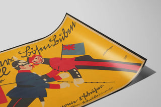 Vintageposter av Kinderball Der Bosen Buben — vy av konstverket