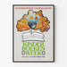 Vintageaffisch Kinderboekenweek 1982 - Poster för väggdekoration för barn