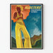 Vintageposter Klosters Schweiz - Retro väggdekoration Graubünden