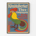 Vintageposter Königsberger Thee Compagnie Berlin - Färgglad väggdekoration