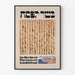 Vintage poster Matzo Pesach Kosher dekorativ väggmålning
