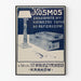 Vintageposter KOSMOS - Retro industriell väggdekoration