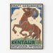 Vintageposter Kentaur Hälsa och Kraft - Vintage Väggdekoration
