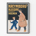 Vintageposter Kreymborg’s Kleeding för herrmode