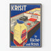 Vintageposter Krisit städning kök och hem