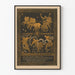 Väggdekorationsposter Karneval 1898 München stil antik