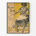 Vintageaffisch från St. Gallen 1899 med historisk parad