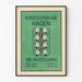 Vintage affisch Kunstlerbund Hagen för väggdekoration