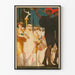 Dekorativ poster i jugendstil från Kunstlerfest Düsseldorf 1905
