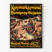 Vintageposter Kunstnerkarneval – Hjärtats kung maskerad