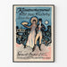Poster konstnärskarneval fest på Fladeby år 1800 - Vintage väggdekoration