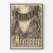 Vintageposter av operan L'Africaine av G. Meyerbeer