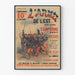 Vintage militär poster L'Armée de l'Est Kampanj 1870-71
