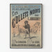 Vintageposter Les Collets Noirs av F. du Boisgobey - Retro väggdekoration