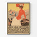 Vintageposter sommar i Graubünden, Schweiz – Alpin väggdekoration