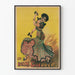 Retro poster La Belle Guerrero spansk dansare