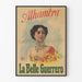 Vintageposter La Belle Guerrero Alhambra för väggdekoration