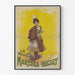 Vintageposter La Belle Maryska Recsey - Retro väggdekoration