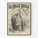 Vintageposter La Belle Poule Opera-Bouffe Väggdekoration