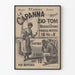Vintageposter La Capanna dello Zio Tom - Italiensk väggdekoration