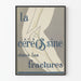 Vintageposter La Céréossine i frakturer